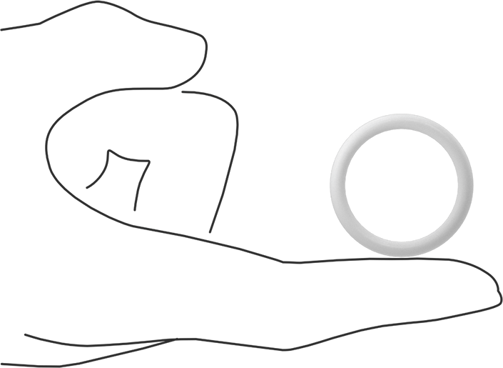 Yumuşak Viton® Floroelastomer O-Ring, FDA Uyumlu, 1/8 Kesirli Genişlik, Dash Numarası 215