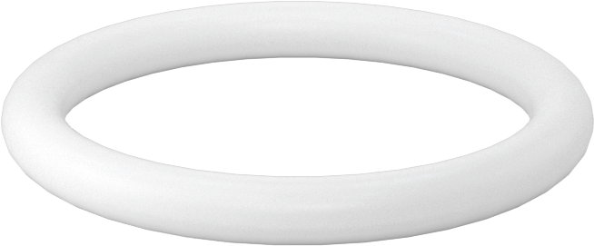 Yumuşak Viton® Floroelastomer O-Ring, FDA Uyumlu, 1/8 Kesirli Genişlik, Dash Numarası 215