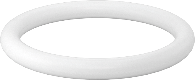 Yumuşak Viton® Floroelastomer O-Ring, FDA Uyumlu, 1/8 Kesirli Genişlik, Dash Numarası 216