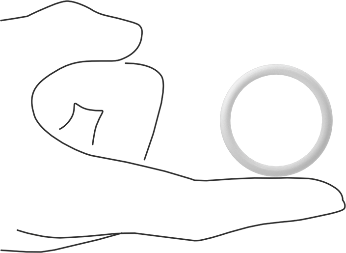 Yumuşak Viton® Floroelastomer O-Ring, FDA Uyumlu, 1/8 Kesirli Genişlik, Dash Numarası 218