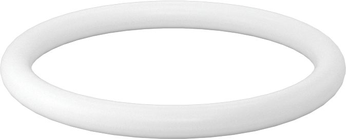 Yumuşak Viton® Floroelastomer O-Ring, FDA Uyumlu, 1/8 Kesirli Genişlik, Dash Numarası 219