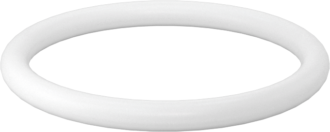 Yumuşak Viton® Floroelastomer O-Ring, FDA Uyumlu, 1/8 Kesirli Genişlik, Dash Numarası 220