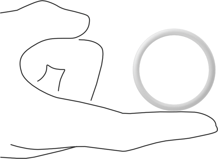 Yumuşak Viton® Floroelastomer O-Ring, FDA Uyumlu, 1/8 Kesirli Genişlik, Dash Numarası 222