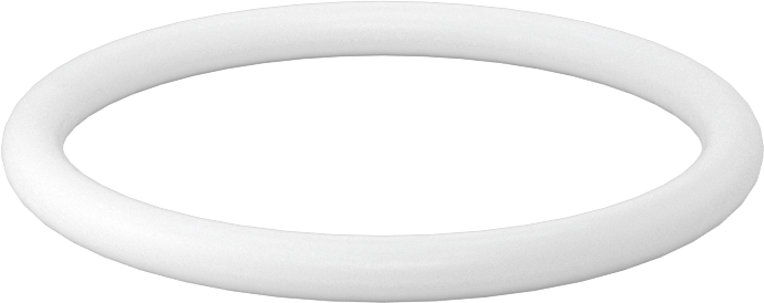 Yumuşak Viton® Floroelastomer O-Ring, FDA Uyumlu, 1/8 Kesirli Genişlik, Dash Numarası 222