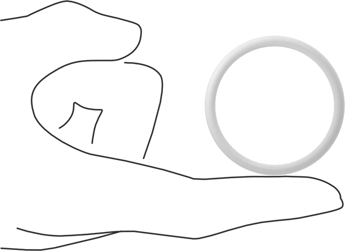 Yumuşak Viton® Floroelastomer O-Ring, FDA Uyumlu, 1/8 Kesirli Genişlik, Dash Numarası 223