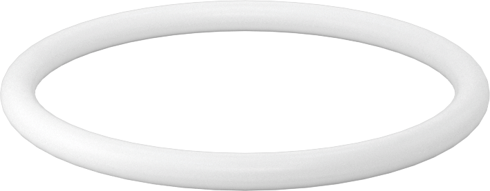 Yumuşak Viton® Floroelastomer O-Ring, FDA Uyumlu, 1/8 Kesirli Genişlik, Dash Numarası 224