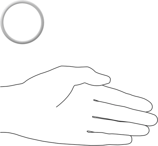 Yumuşak Viton® Floroelastomer O-Ring, FDA Uyumlu, 1/8 Kesirli Genişlik, Dash Numarası 224