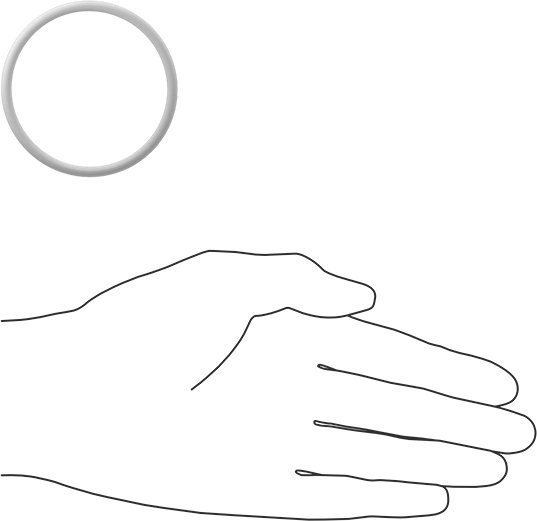 Yumuşak Viton® Floroelastomer O-Ring, FDA Uyumlu, 1/8 Kesirli Genişlik, Dash Numarası 227