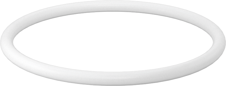 Yumuşak Viton® Floroelastomer O-Ring, FDA Uyumlu, 1/8 Kesirli Genişlik, Dash Numarası 228