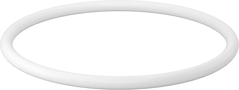 Yumuşak Viton® Floroelastomer O-Ring, FDA Uyumlu, 1/8 Kesirli Genişlik, Dash Numarası 230