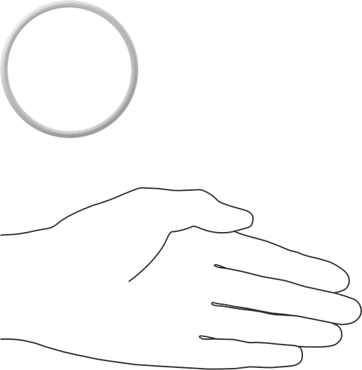 Yumuşak Viton® Floroelastomer O-Ring, FDA Uyumlu, 1/8 Kesirli Genişlik, Dash Numarası 230