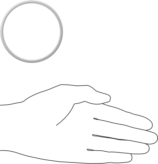 Yumuşak Viton® Floroelastomer O-Ring, FDA Uyumlu, 1/8 Kesirli Genişlik, Dash Numarası 231