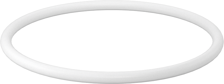 Yumuşak Viton® Floroelastomer O-Ring, FDA Uyumlu, 1/8 Kesirli Genişlik, Dash Numarası 231