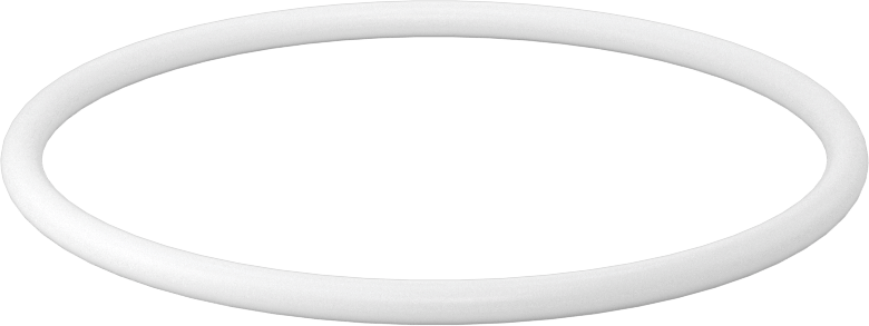 Yumuşak Viton® Floroelastomer O-Ring, FDA Uyumlu, 1/8 Kesirli Genişlik, Dash Numarası 232