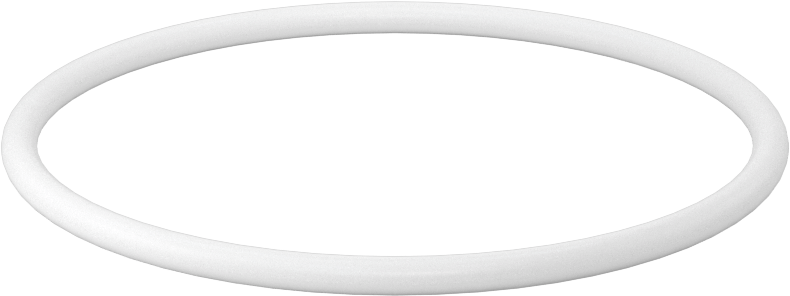 Yumuşak Viton® Floroelastomer O-Ring, FDA Uyumlu, 1/8 Kesirli Genişlik, Dash Numarası 233