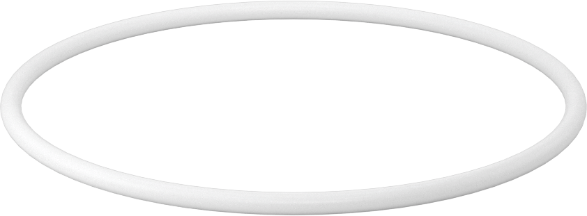 Yumuşak Viton® Floroelastomer O-Ring, FDA Uyumlu, 1/8 Kesirli Genişlik, Dash Numarası 240