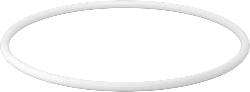 Yumuşak Viton® Floroelastomer O-Ring, FDA Uyumlu, 1/8 Kesirli Genişlik, Dash Numarası 241