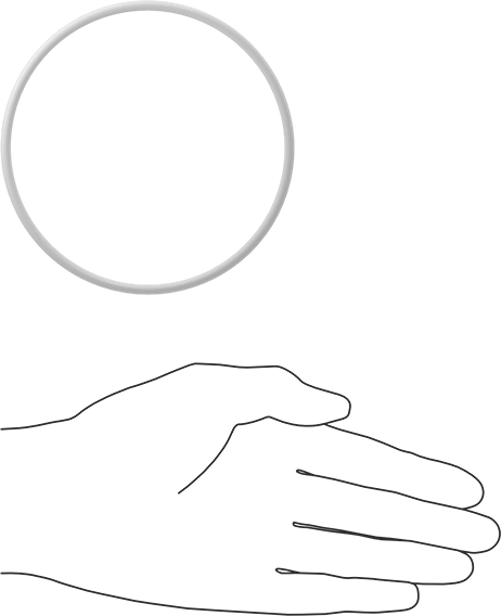 Yumuşak Viton® Floroelastomer O-Ring, FDA Uyumlu, 1/8 Kesirli Genişlik, Dash Numarası 242