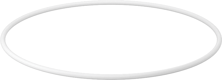 Yumuşak Viton® Floroelastomer O-Ring, FDA Uyumlu, 1/8 Kesirli Genişlik, Dash Numarası 259