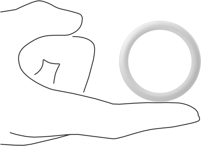 Yumuşak Viton® Floroelastomer O-Ring, FDA Uyumlu, 3/16 Kesirli Genişlik, Dash No. 325