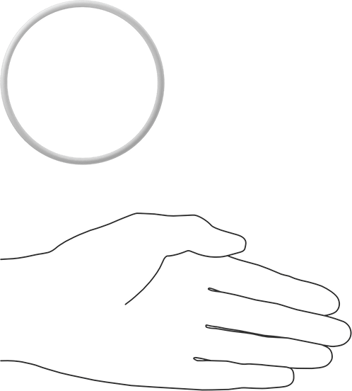 Yumuşak Viton® Floroelastomer O-Ring, FDA Uyumlu, 1/8 Kesirli Genişlik, Dash Numarası 235