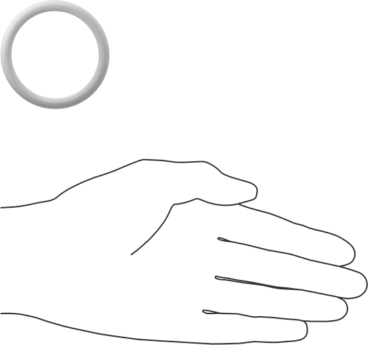 Yumuşak Viton® Floroelastomer O-Ring, FDA Uyumlu, 3/16 Kesirli Genişlik, Dash No. 327