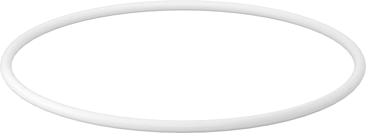 Yumuşak Viton® Floroelastomer O-Ring, FDA Uyumlu, 1/16 Kesirli Genişlik, Dash No. 035