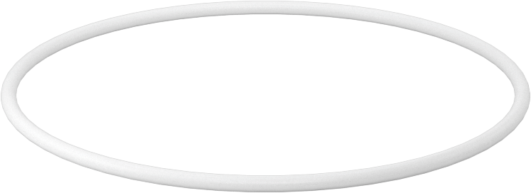 Yumuşak Viton® Floroelastomer O-Ring, FDA Uyumlu, 1/16 Kesirli Genişlik, Dash No. 036