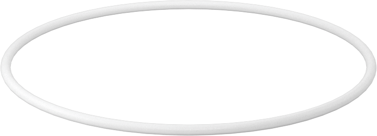 Yumuşak Viton® Floroelastomer O-Ring, FDA Uyumlu, 1/16 Kesirli Genişlik, Dash No. 038