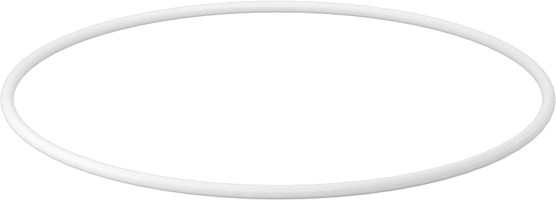 Yumuşak Viton® Floroelastomer O-Ring, FDA Uyumlu, 1/16 Kesirli Genişlik, Dash No. 041