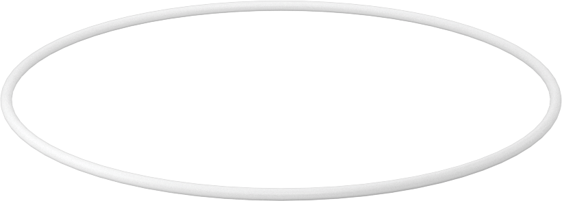 Yumuşak Viton® Floroelastomer O-Ring, FDA Uyumlu, 1/16 Kesirli Genişlik, Dash No. 043