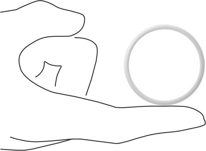 Yumuşak Viton® Floroelastomer O-Ring, FDA Uyumlu, 3/32 Kesirli Genişlik, Dash No. 130