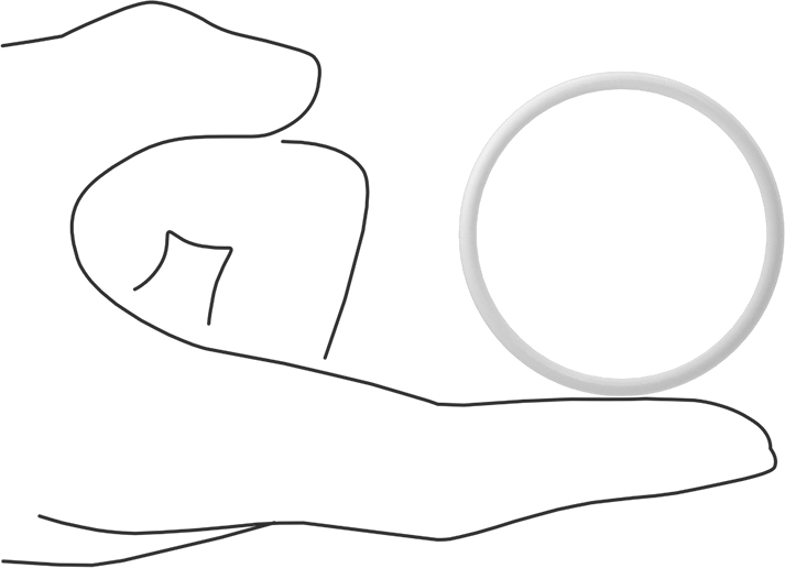 Yumuşak Viton® Floroelastomer O-Ring, FDA Uyumlu, 3/32 Kesirli Genişlik, Dash No. 132