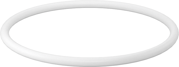 Yumuşak Viton® Floroelastomer O-Ring, FDA Uyumlu, 3/32 Kesirli Genişlik, Dash No. 136