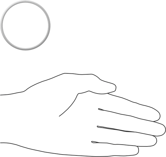 Yumuşak Viton® Floroelastomer O-Ring, FDA Uyumlu, 3/32 Kesirli Genişlik, Dash No. 136