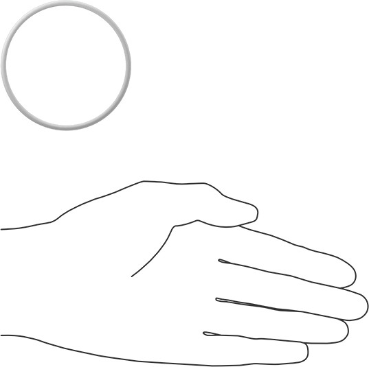 Yumuşak Viton® Floroelastomer O-Ring, FDA Uyumlu, 3/32 Kesirli Genişlik, Dash No. 142