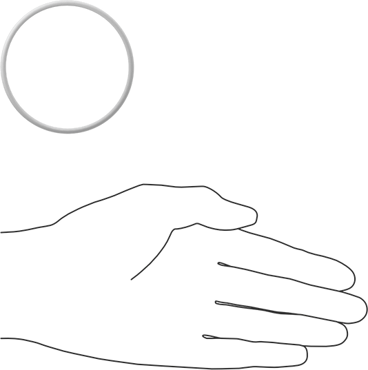 Yumuşak Viton® Floroelastomer O-Ring, FDA Uyumlu, 3/32 Kesirli Genişlik, Dash No. 143