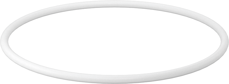 Yumuşak Viton® Floroelastomer O-Ring, FDA Uyumlu, 3/32 Kesirli Genişlik, Dash No. 150