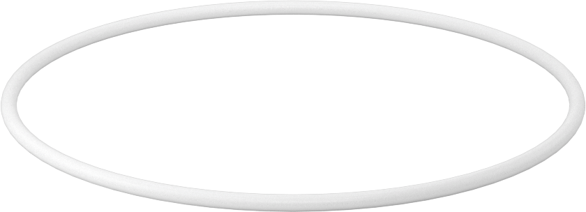 Yumuşak Viton® Floroelastomer O-Ring, FDA Uyumlu, 3/32 Kesirli Genişlik, Dash No. 154