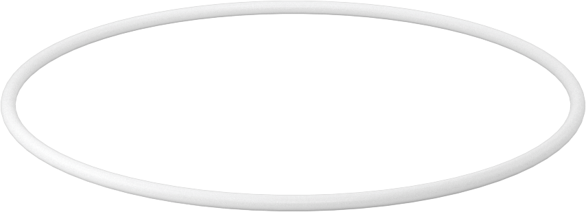 Yumuşak Viton® Floroelastomer O-Ring, FDA Uyumlu, 3/32 Kesirli Genişlik, Dash No. 155