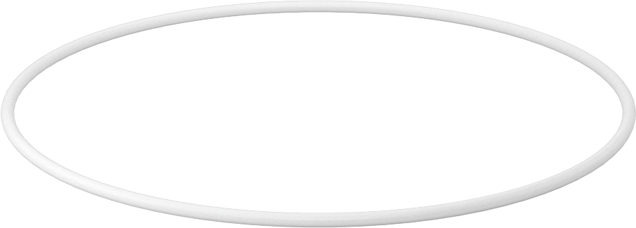 Yumuşak Viton® Floroelastomer O-Ring, FDA Uyumlu, 3/32 Kesirli Genişlik, Dash No. 159