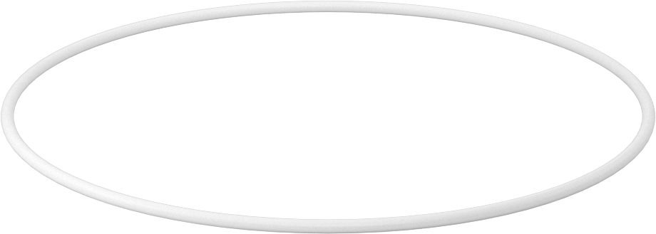 Yumuşak Viton® Floroelastomer O-Ring, FDA Uyumlu, 3/32 Kesirli Genişlik, Dash No. 160