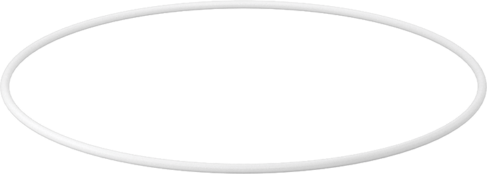 Yumuşak Viton® Floroelastomer O-Ring, FDA Uyumlu, 3/32 Kesirli Genişlik, Dash No. 162