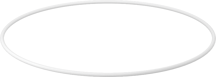 Yumuşak Viton® Floroelastomer O-Ring, FDA Uyumlu, 3/32 Kesirli Genişlik, Dash No. 164