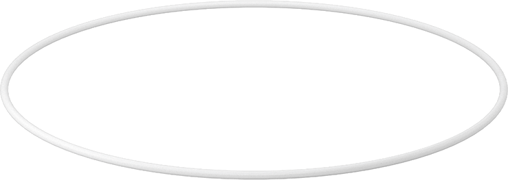 Yumuşak Viton® Floroelastomer O-Ring, FDA Uyumlu, 3/32 Kesirli Genişlik, Dash No. 166