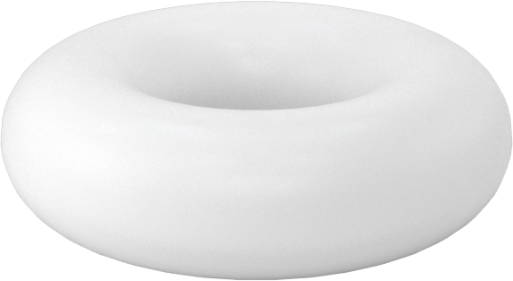 Yumuşak Viton® Floroelastomer O-Ring, FDA Uyumlu, 1/8 Kesirli Genişlik, Dash Numarası 201