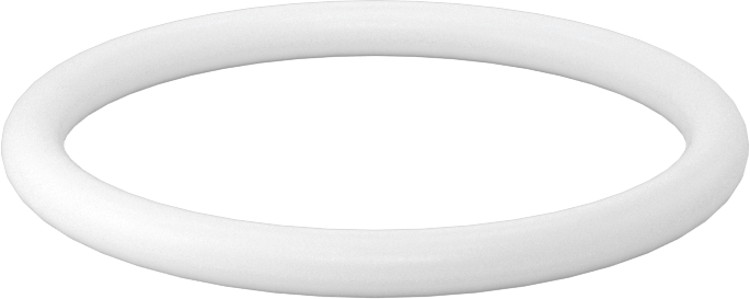 Yumuşak Viton® Floroelastomer O-Ring, FDA Uyumlu, 1/8 Kesirli Genişlik, Dash Numarası 221