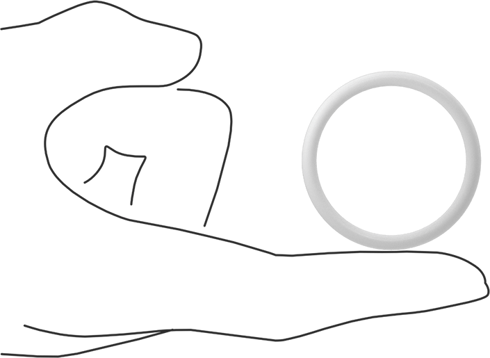 Yumuşak Viton® Floroelastomer O-Ring, FDA Uyumlu, 1/8 Kesirli Genişlik, Dash Numarası 221