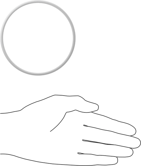 Yumuşak Viton® Floroelastomer O-Ring, FDA Uyumlu, 1/8 Kesirli Genişlik, Dash Numarası 239