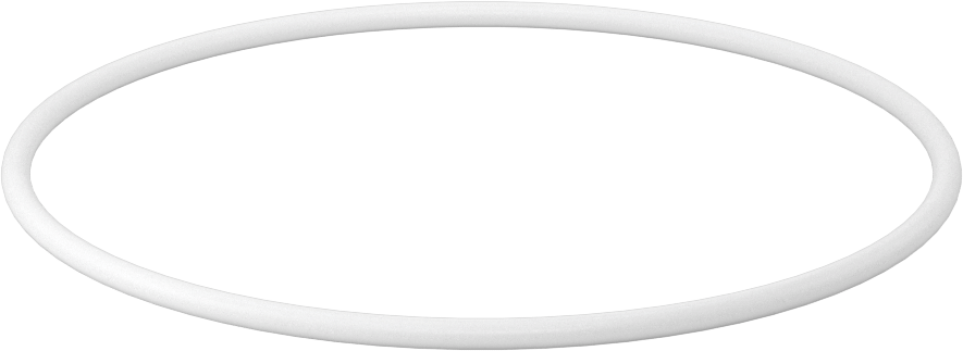 Yumuşak Viton® Floroelastomer O-Ring, FDA Uyumlu, 1/8 Kesirli Genişlik, Dash Numarası 246